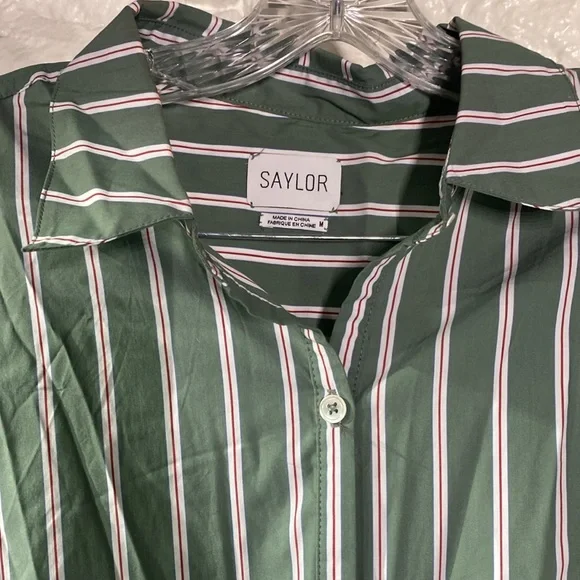 Saylor button front long sleeve dress - Picture 4 of 5